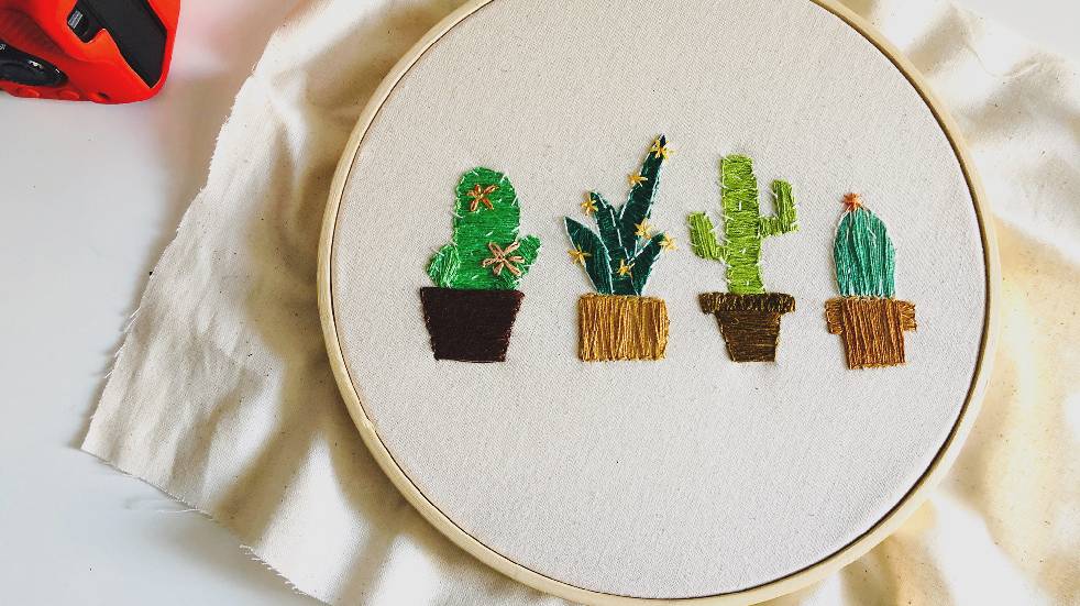 18 cactus embroidery